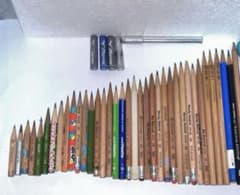 鉛筆 大量まとめ売り 42点セット Tombow 鉛筆キャップ 鉛筆延長ホルダーのサムネイル