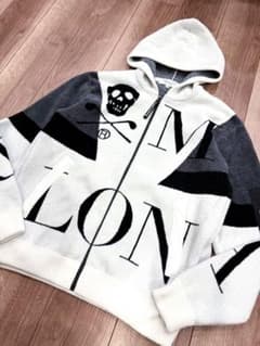 MARK&LONA Lexington Zip Up Knit Hoodie - メルカリ