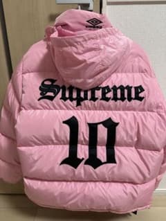 Supreme UMBROピンク ダウンジャケット希少S サイズ - メルカリ