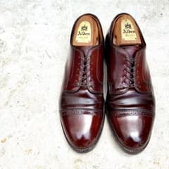 Alden43568☆サイズ8D☆コードバン☆バーガンディ☆パンチドキャップ