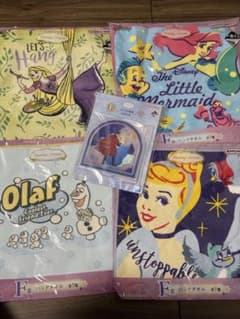 ディズニー プリンセス　ハンドタオル アクリル雑貨 5点セットのサムネイル