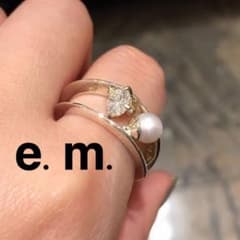 e.m.ジルコニア平打ちリングのサムネイル