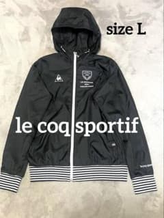 美品⭐️le coq sportif golf ナイロンジャケットフード付ブラック 