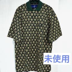 未使用ダンヒルDunhill golfゴルフクラブ柄 ポロシャツ Sイタリア製