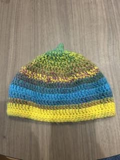 ハンドメイド　ベイビー、キッズ　ニット帽のサムネイル