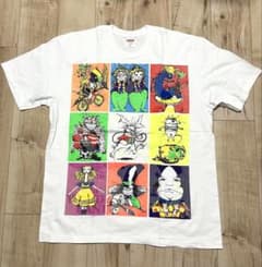 TWO FACE 不思議の国のアリス チェシャ猫 蓄光プリント 手刷り Tシャツ