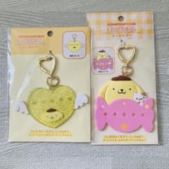 サンリオ Sanrio ポムポムプリン まいぱちるん キーホルダー ハート 羽根のサムネイル