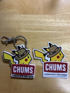 CHUMS ポケモン ピカチュウ キーホルダー ステッカーセット CHUMS ポケモン ピカチュウ キーホルダー ステッカー セット - メルカリ