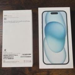 Apple iPhone 15 Pro 青色 外箱のサムネイル