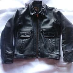 バンソン シングル ライダースレザージャケットサイズ 36 (黒色)vanson