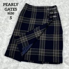 【PEARLY GATES/パーリーゲイツ】チェック ラップデザインスカート PEARLY GATES/パーリーゲイツ】チェック ラップデザインスカート