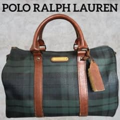 POLO RALPH LAURENミニボストンバッグ ブラックウォッチ　35cm POLO RALPH LAURENミニボストンバッグ ブラックウォッチ 35cm - メルカリ