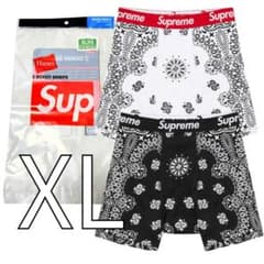 Supreme ボクサーブリーフ 2枚セット XL Supreme Hanes ボクサーブリーフ XL / 2枚セット - メルカリ