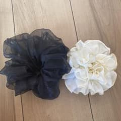 ヘアアクセサリー シュシュ 2点セットのサムネイル