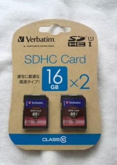 【新品未開封】Verbatim　SDHCカード16GB　2枚セットのサムネイル
