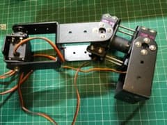 4足歩行ロボットの足一つセット　3自由度のサムネイル