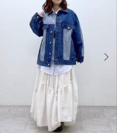 PAGEBOY/リメイク風デニムジャケットのサムネイル