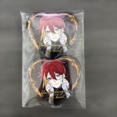 悪魔執事と黒い猫 あくねこ フェネス こころあったかハート缶バッジ