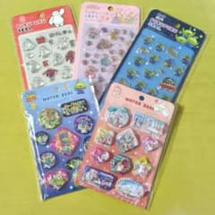 ディズニー　ぷくぷくシール　ウォーターシール　ベイマックス　プリンセス