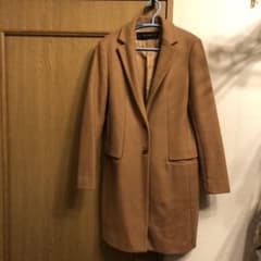ZARA チェスターコート キャメルのサムネイル