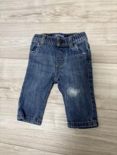 【OLD NAVY】ダメージデニムパンツ ブルーのサムネイル