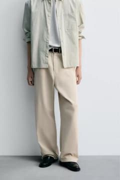 犬*郎様 ZARA ワイドデニム　未使用タグ付きのサムネイル