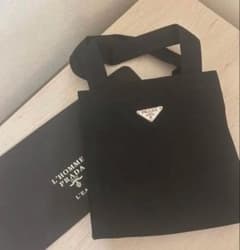 未使用 新品 PRADA フレグランス顧客限定 ミニトートバッグ 黒のサムネイル
