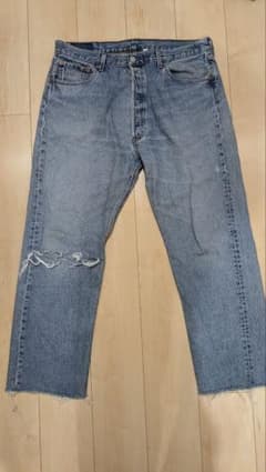 ヴィンテージ Levi's 501 リーバイス ダメージデニムパンツ カットオフのサムネイル