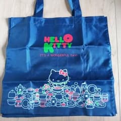 Hello Kitty エコバッグ ブルーのサムネイル