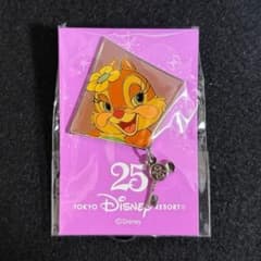 【新品】TDR 25周年 ピンバッジ クラリス 鍵チャーム付き 公式 限定のサムネイル