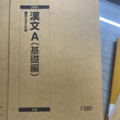 駿台 2024 漢文A(基礎編) 前期 テキストのサムネイル