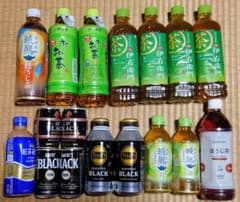 ♫紅茶・お茶・コーヒー　まとめ売り18本のサムネイル