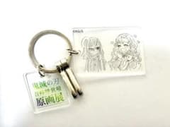 Demon Slayer: Kimetsu no Yaiba Original Art Exhibition Clear Acrylic Keychain - Mitsuri Kanroji x Obanai Iguro