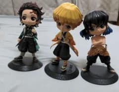本体のみ 鬼滅の刃 Qposketフィギュア 3体セット 炭治郎 善逸 伊之助