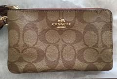 COACH☆ダブルジッパーポーチのサムネイル