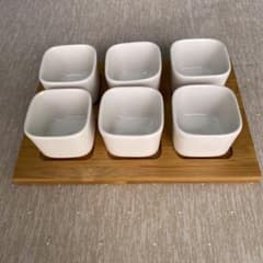 【未使用】ミニココット風6個セットトレー付きのサムネイル