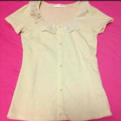夢展望 襟フリルカットソー snidel LilyBrown レッセパッセ系のサムネイル