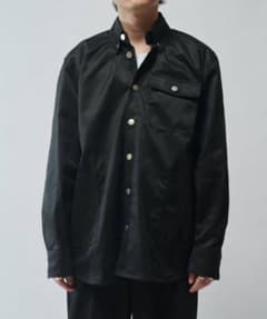 定価37400円　日本製　タグ付き【ルイス】カバーオールシャツ ブラック　希少品 定価37400円 日本製タグ付き【ルイス】カバーオールシャツ ブラック