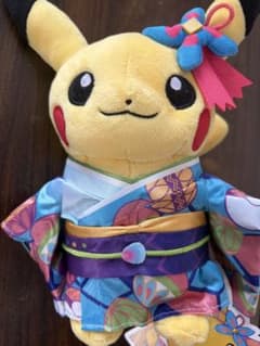 ポケモンセンター カナザワ ピカチュウ ぬいぐるみ 着物のサムネイル