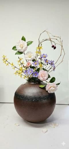 明山窯】信楽焼 花瓶 共箱付 - メルカリ