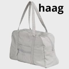 新品　haag 17th) a duffel bag silver ヘイグ