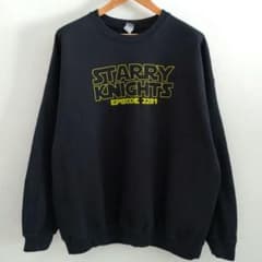 【GILDAN】スウェットトレーナー 2XL 黒 STARRY KNIGHTSのサムネイル