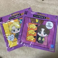 이치 반 쿠지 TinyTAN Butter 핸드 타올 V & JIMIN