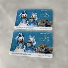 東京ディズニーシー 25周年 スパークリングジュビリー カードのサムネイル
