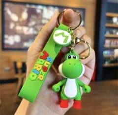 大人気】USJ必見❣️マリオキャラクター ヨッシー キーホルダー