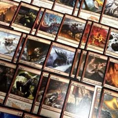 大量】昔のマジック・ザ・ギャザリング⑥ 赤デッキパーツまとめ売り