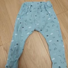 恐竜柄 キッズ パンツ ライトブルーのサムネイル