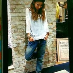 V ネックルーズT  シースルーのサムネイル