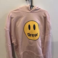 drew house スマイリーフェイスパーカー ピンク ドリューハウス drew house パーカー スマイリー ピンク M美品 ドリューハウス - メルカリ