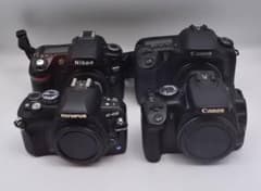 카메라 바디 4대 세트 실작품 Nikon/Canon/OLYMPUS